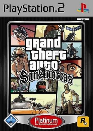 Grand Theft Auto San Andreas PS2 Platinum