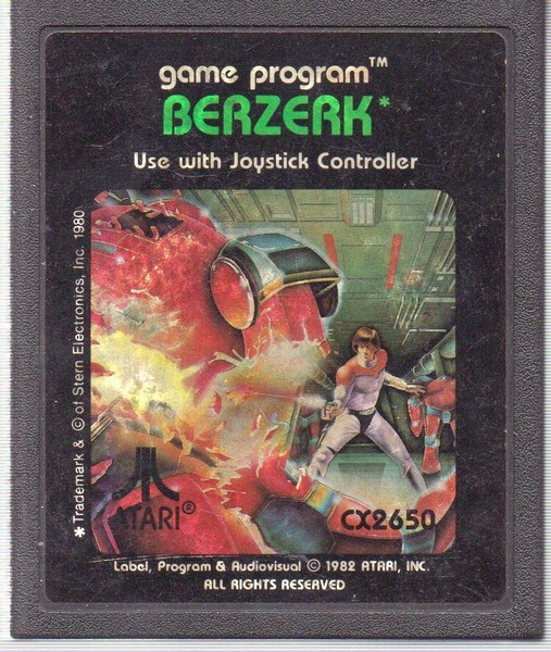 1982 Berzerk EO 1st ed scelé blister Atari 2600 boite verte