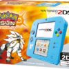 2DS Console Blue Pokemon Sun Playd