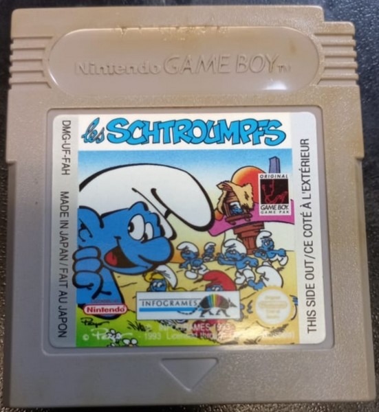 Cartouche De Jeu Les Schtroumpfs Pour Console ColecoVision - Testée Et Fonctionnelle - État Très Bon