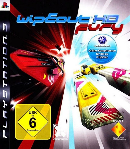 Jeu PS3 WipeOut HD Fury + Inversion - Bundle PAL Complet Avec Boîte - Très Bon état
